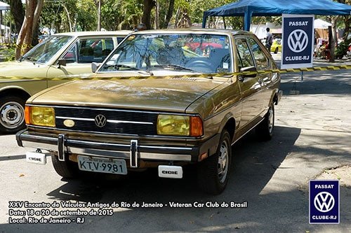 Passat Clube - RJ no evento do Veteran Car Club do Brasil