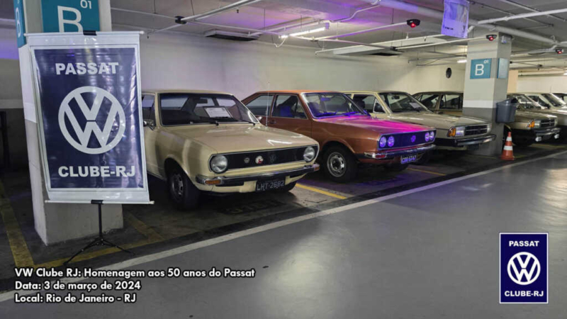 Homenagem aos 50 anos do Passat pelo VW Clube RJ 1