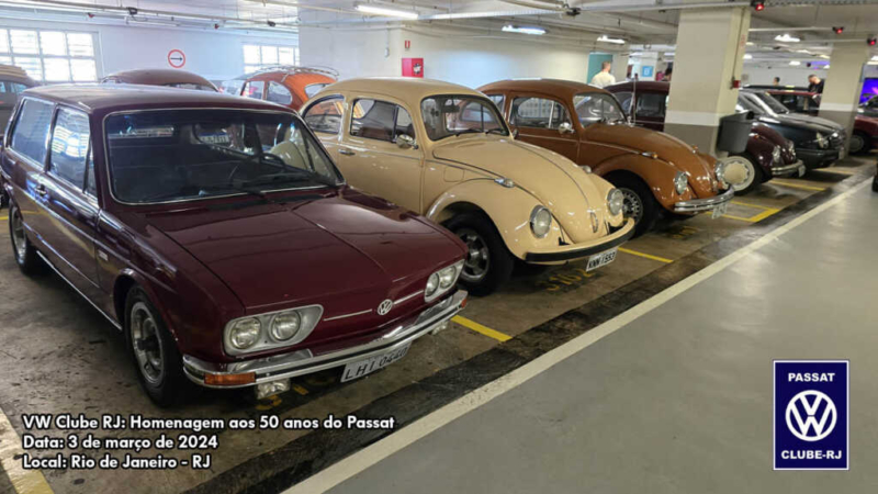 Homenagem aos 50 anos do Passat pelo VW Clube RJ 49